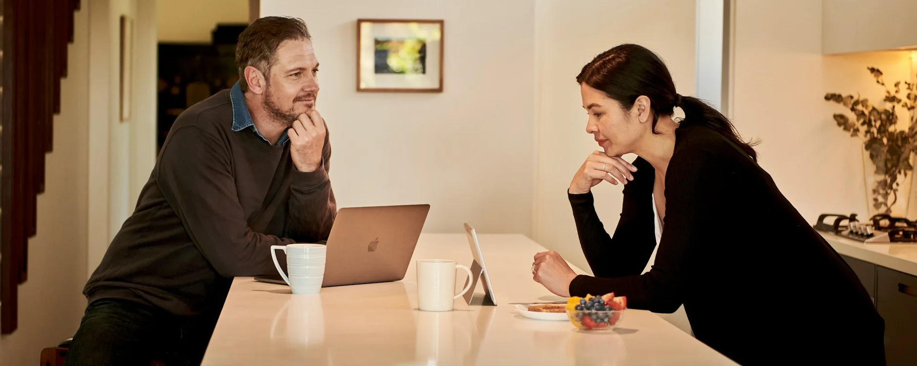 Software team collaborating